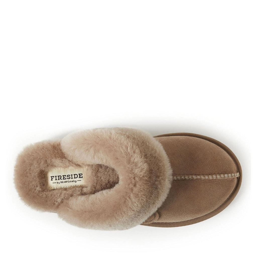 Dearfoams Sydney Genuine Shearling Scuff – Women's