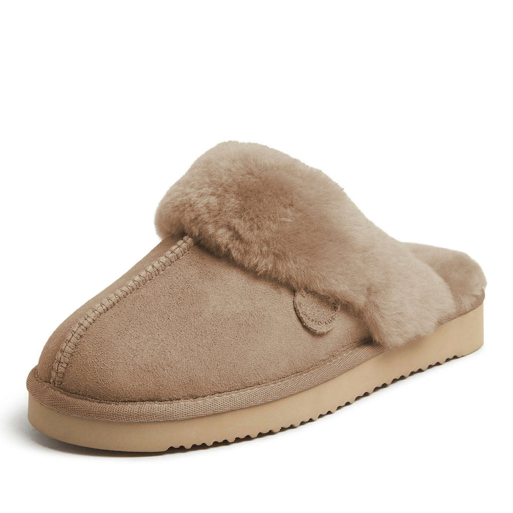Dearfoams Sydney Genuine Shearling Scuff – Women's
