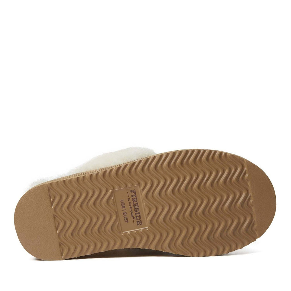 Dearfoams Sydney Genuine Shearling Scuff – Women's