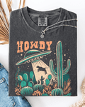 Desert Beam Howdy Graphic Tee in Pepper