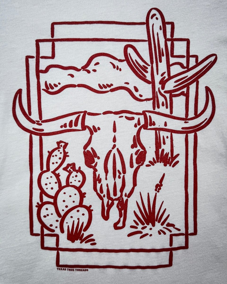 Desert Hollow Graphic Tee in Natural