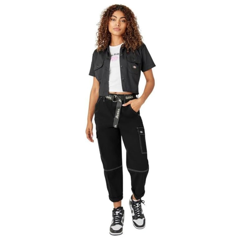 Dickies Contrast Stitch Cropped Cargo Pants – Women's