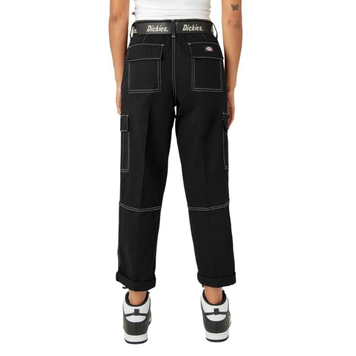 Dickies Contrast Stitch Cropped Cargo Pants – Women's