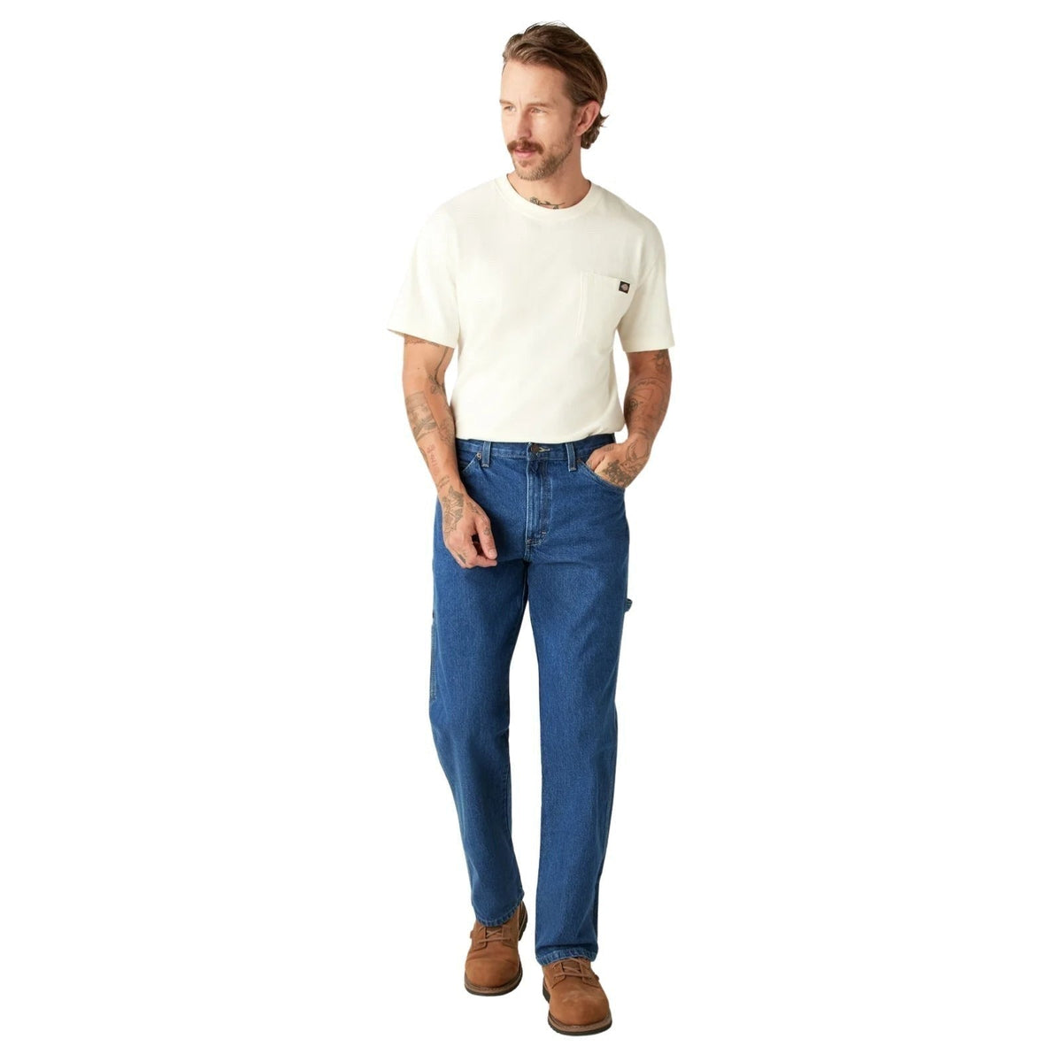 Dickies Men's Relaxed Fit Heavyweight Carpenter Jeans