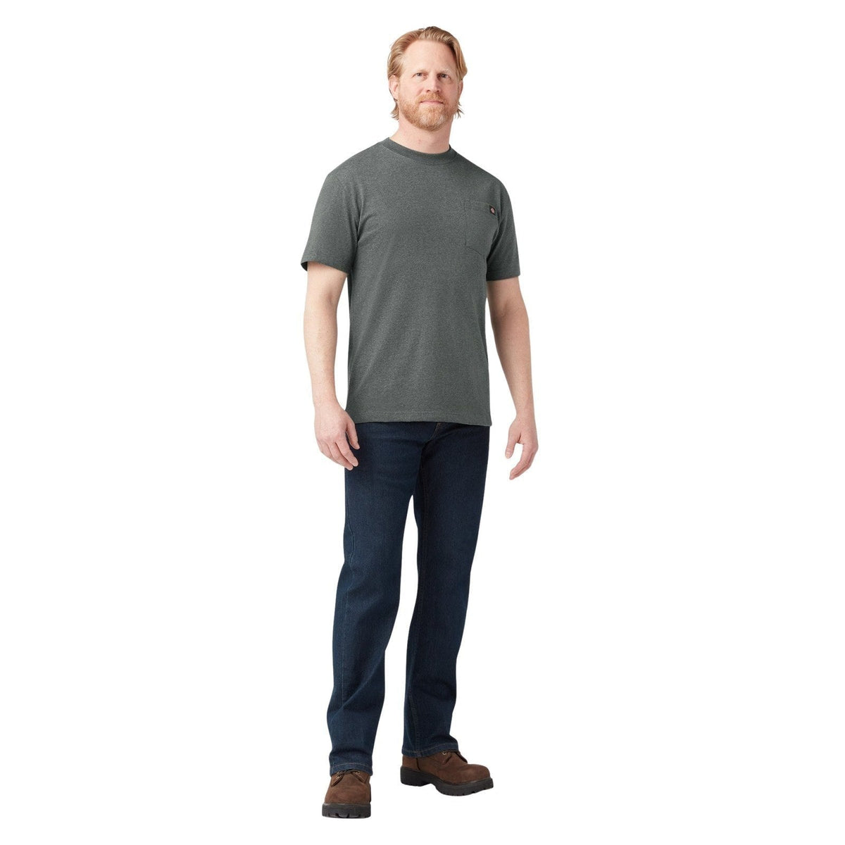 Dickies Heavyweight Heathered Pocket Tee – Men's