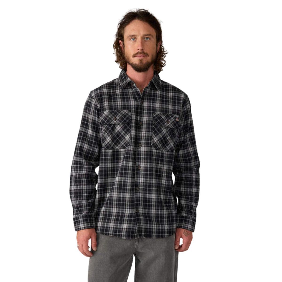 Dickies Long Sleeve Flannel Work Shirt – Men's