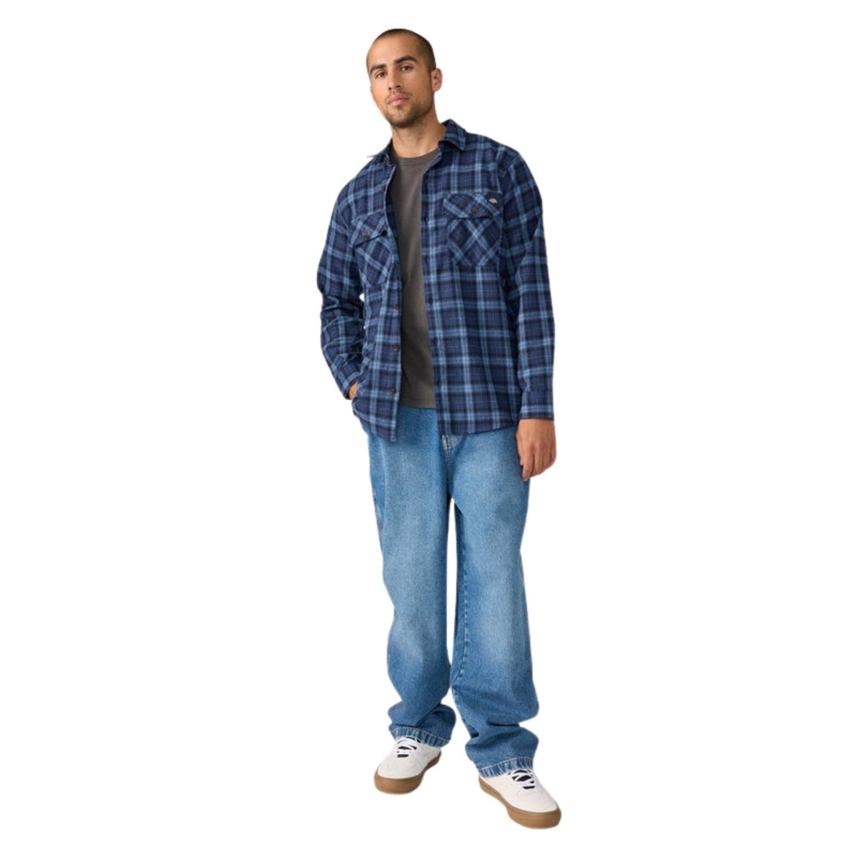 Dickies Long Sleeve Flannel Work Shirt – Men's