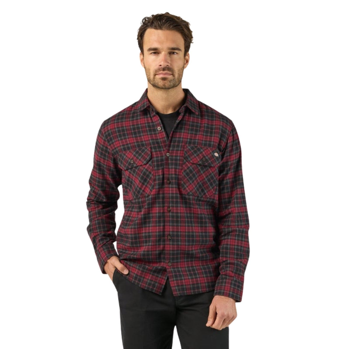 Dickies Long Sleeve Flannel Work Shirt – Men's