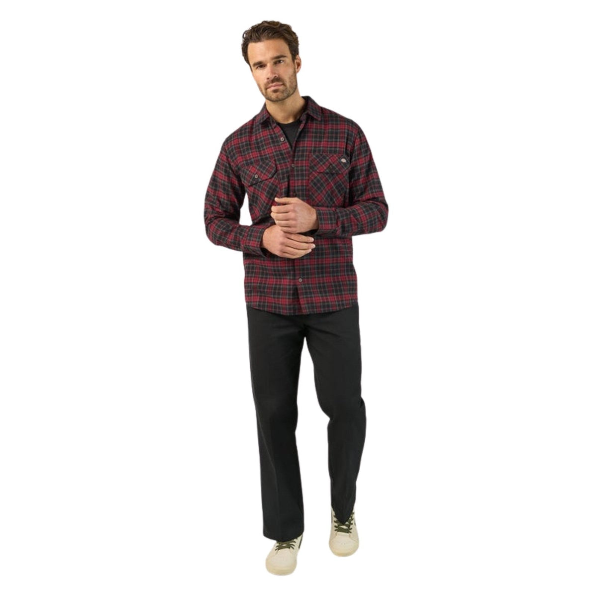 Dickies Long Sleeve Flannel Work Shirt – Men's