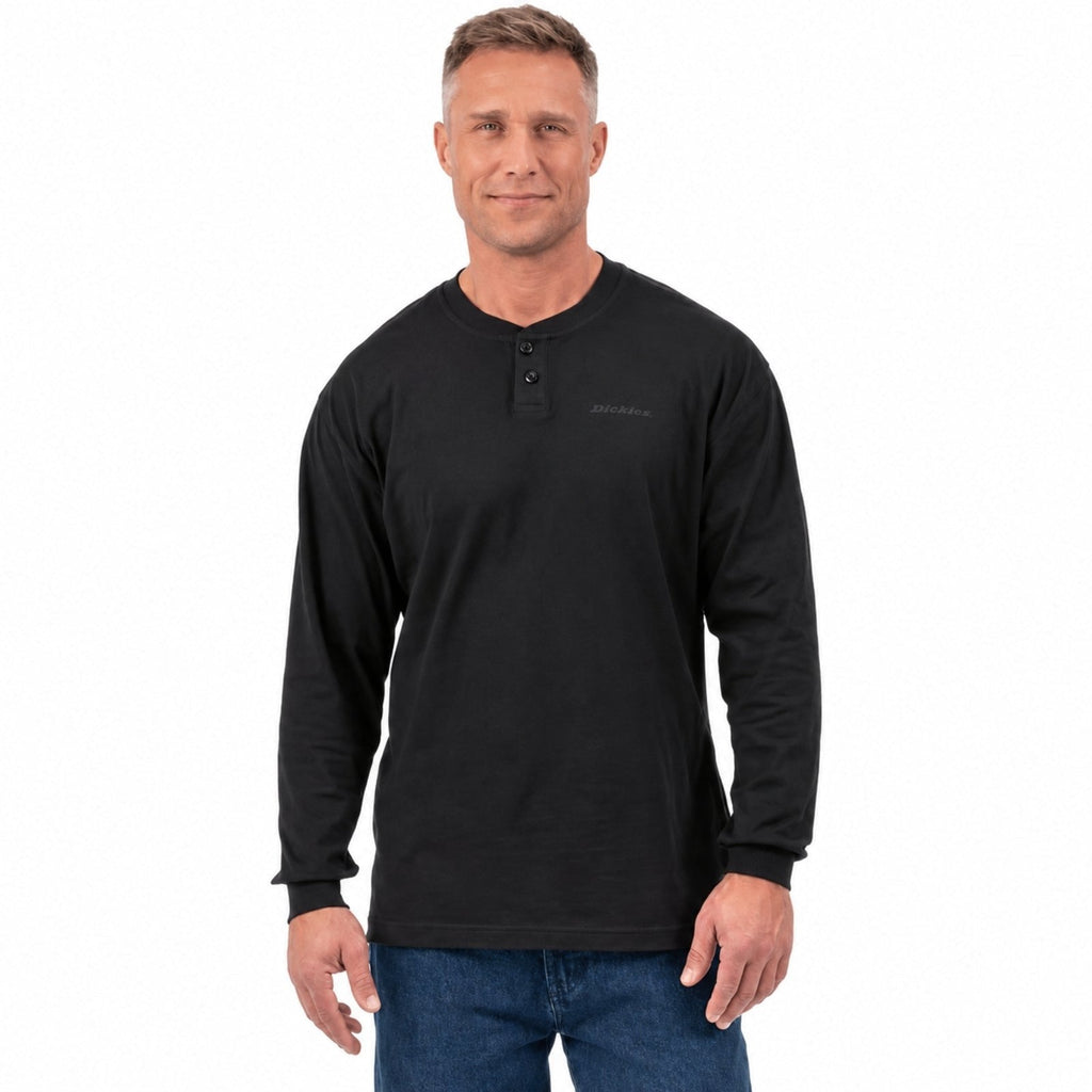 Dickies Long Sleeve Henley T-Shirt – Men's