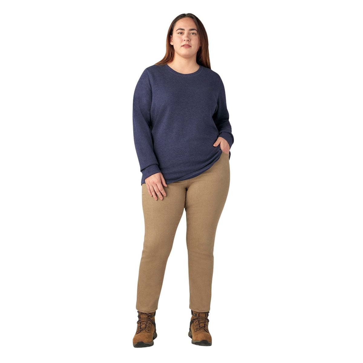 Dickies Women's Plus Long Sleeve Thermal Shirt