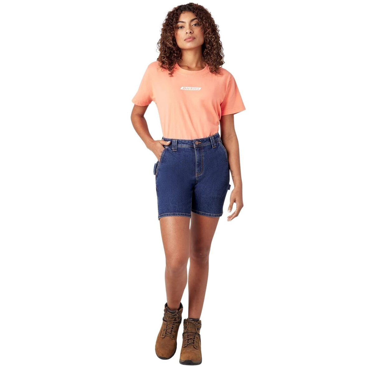 Dickies Relaxed Fit Denim Carpenter Shorts – Women's