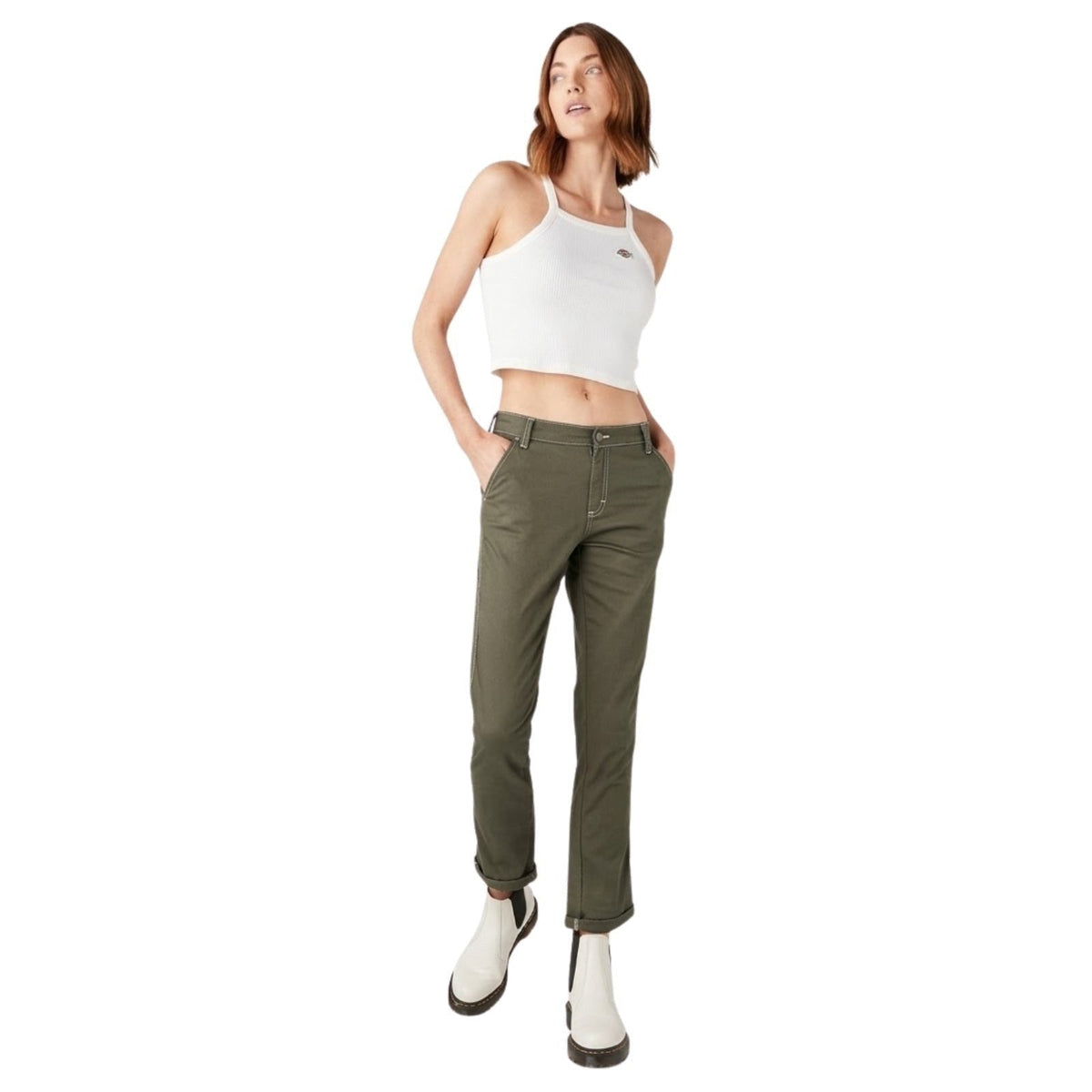 Dickies Roll Hem Carpenter Pant – Women's