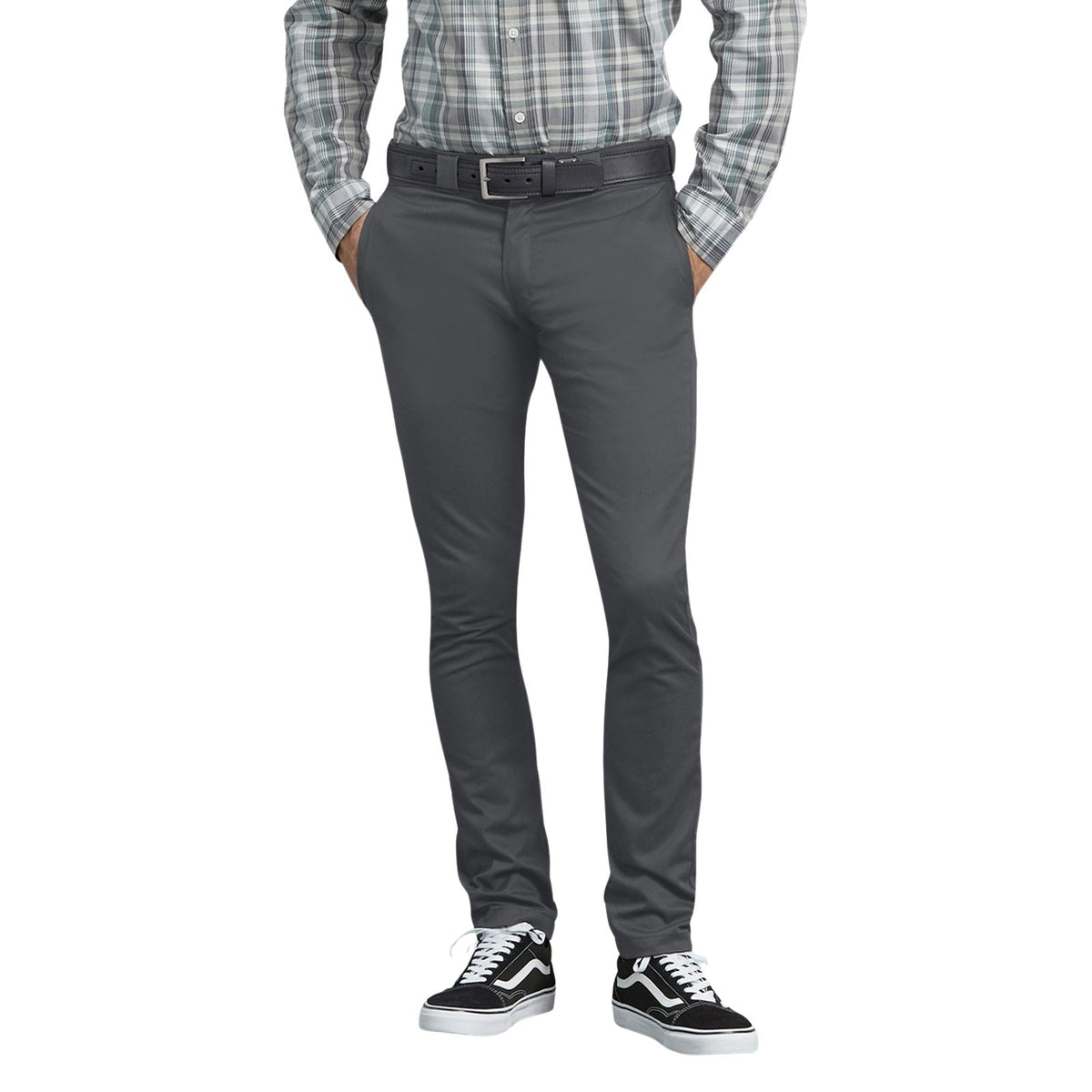 Dickies Skinny Fit Straight Leg Flat Front Pant – Men's
