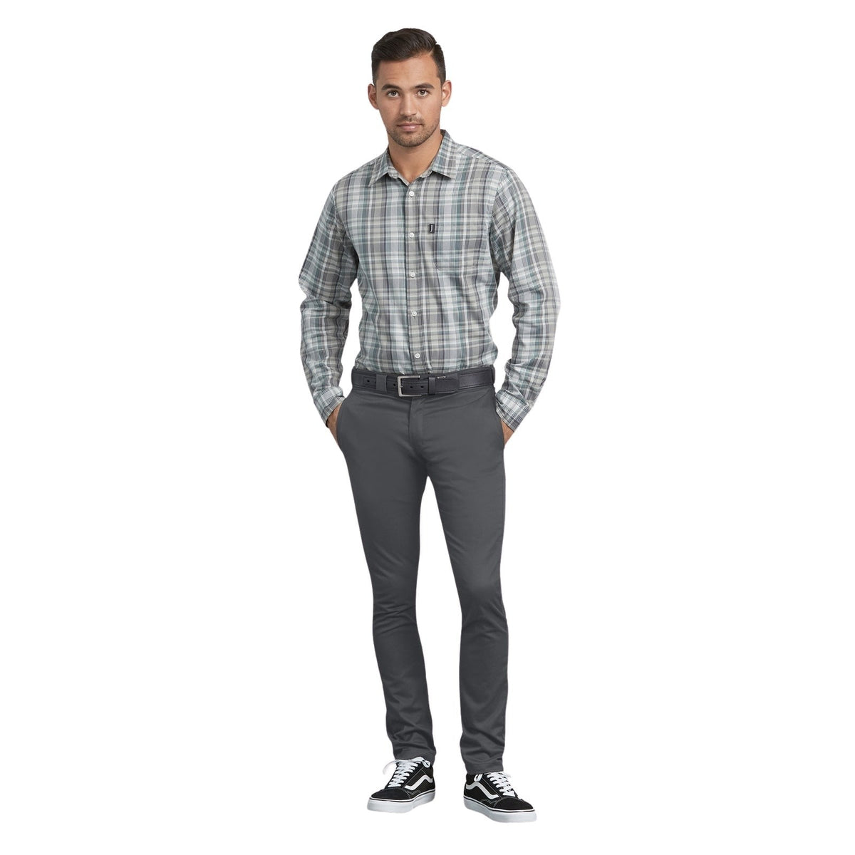 Dickies Skinny Fit Straight Leg Flat Front Pant – Men's