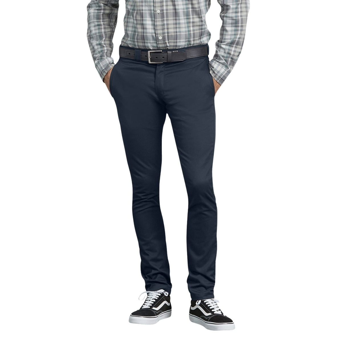 Dickies Skinny Fit Straight Leg Flat Front Pant – Men's