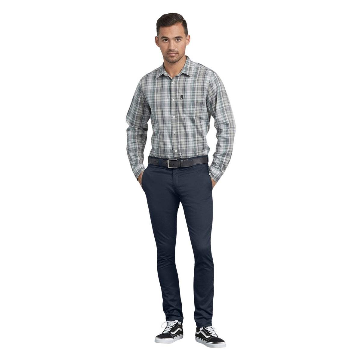 Dickies Skinny Fit Straight Leg Flat Front Pant – Men's