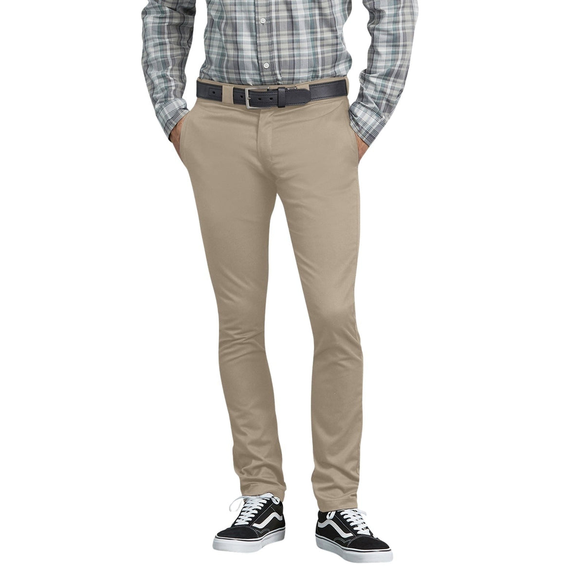 Dickies Skinny Fit Straight Leg Flat Front Pant – Men's
