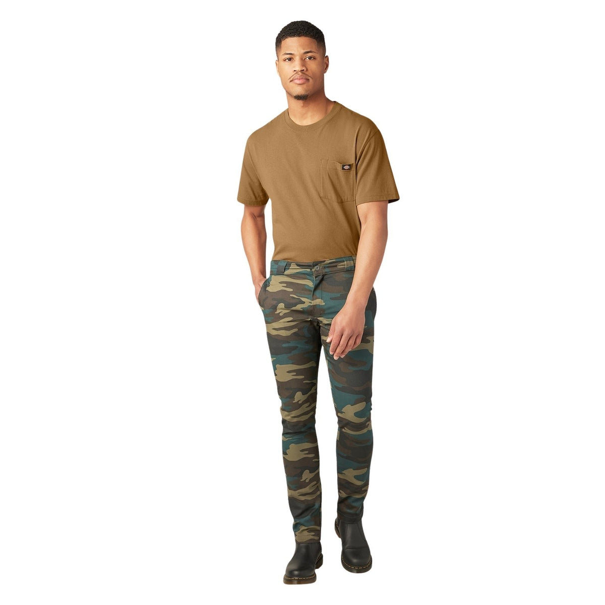 Dickies Skinny Fit Straight Leg Flat Front Pant – Men's