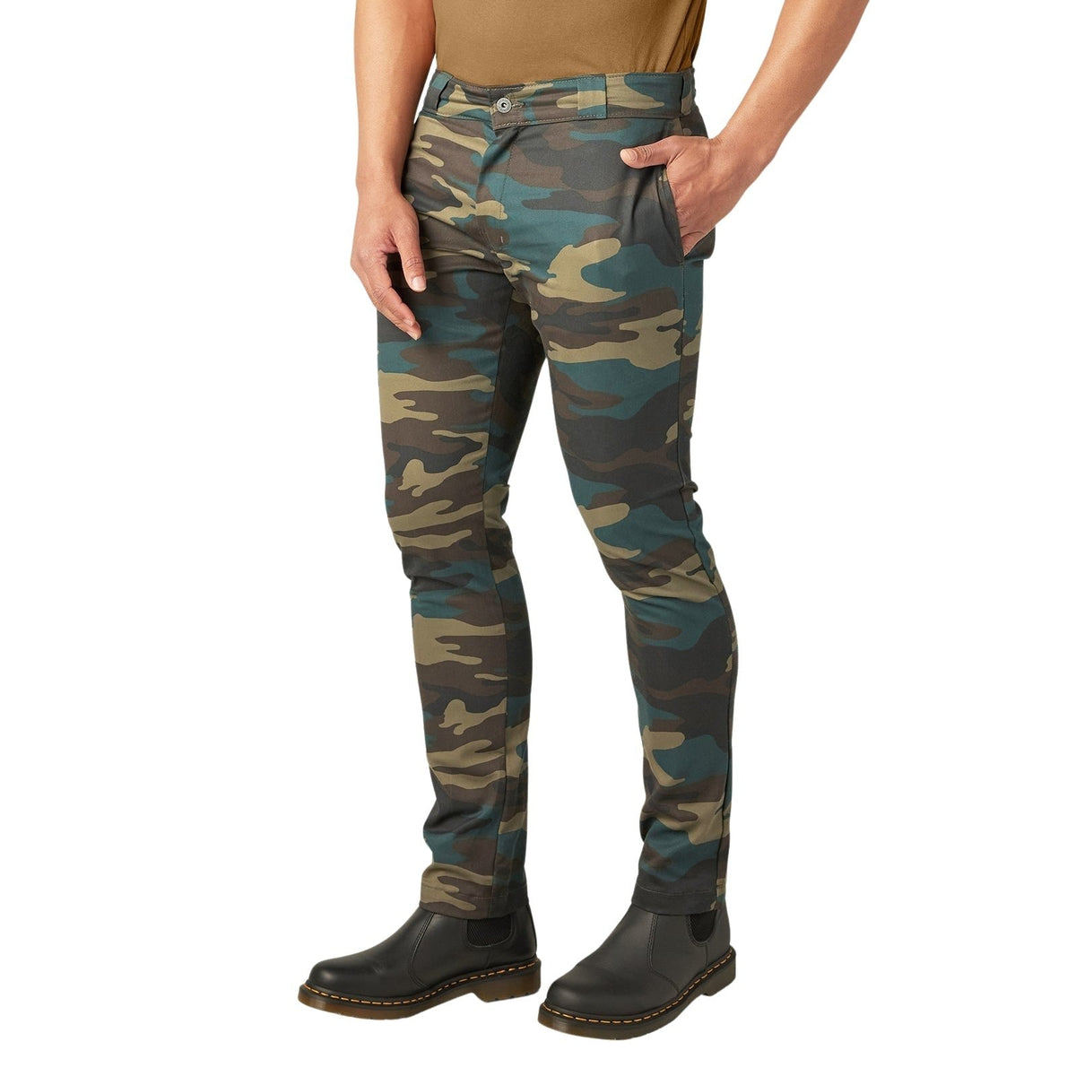 Dickies Skinny Fit Straight Leg Flat Front Pant – Men's