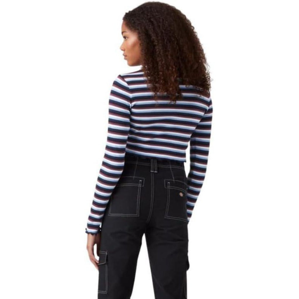Dickies Striped Long Sleeve Cropped T-Shirt – Women's