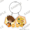Digimon Adventure - Acrylic Keychain Pair Wa-Modern Ver. - Tai Kamiya & Agumon [Pre-Order Jan 2027]