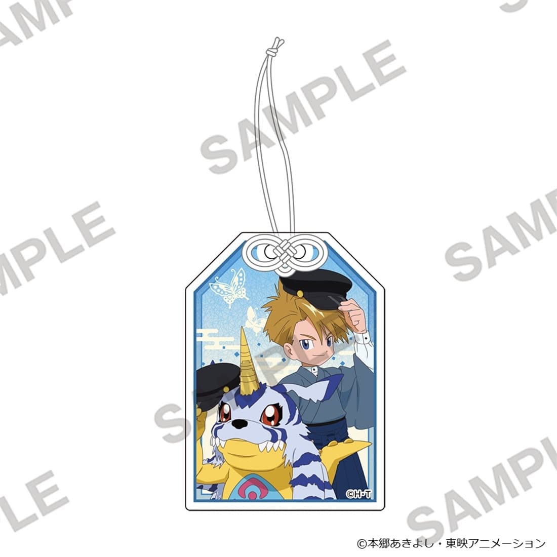 Digimon Adventure - Omamori Acrylic Keychain - Yamato Ishida (Matt) & Gabumon [Pre-Order Jan 2027]