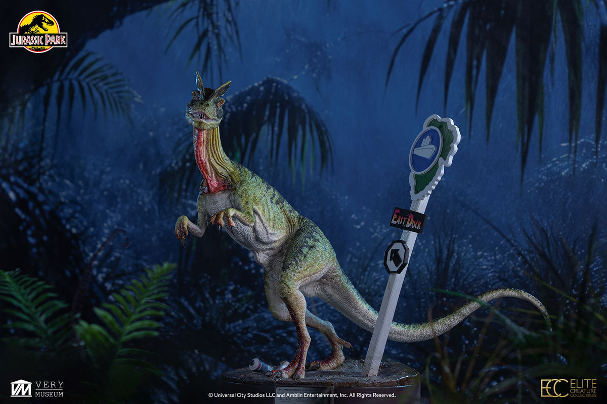 Jurassic Park (1993): Dilophosaurus 1/3 Scale Maquette