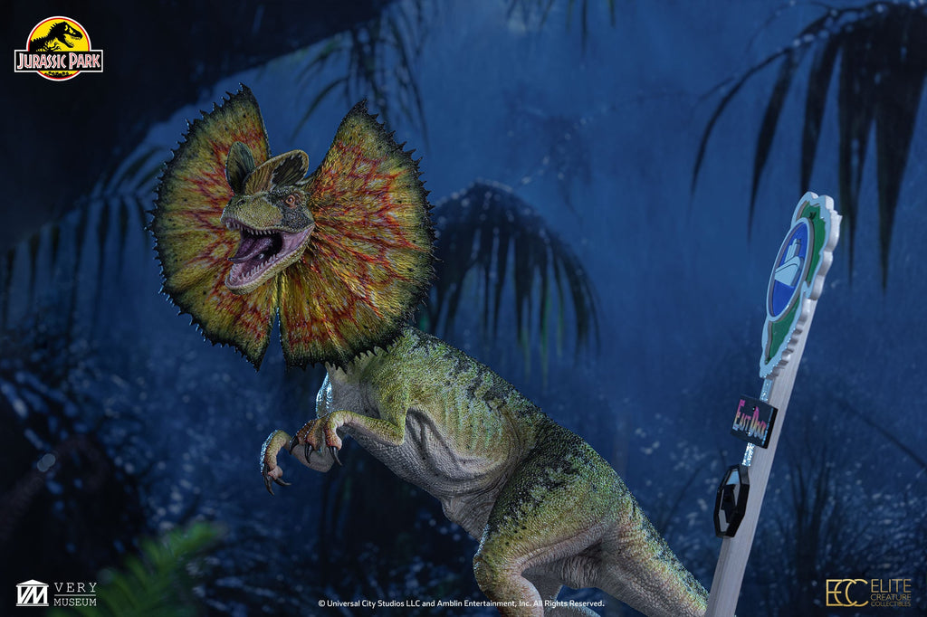 Jurassic Park (1993): Dilophosaurus 1/3 Scale Maquette