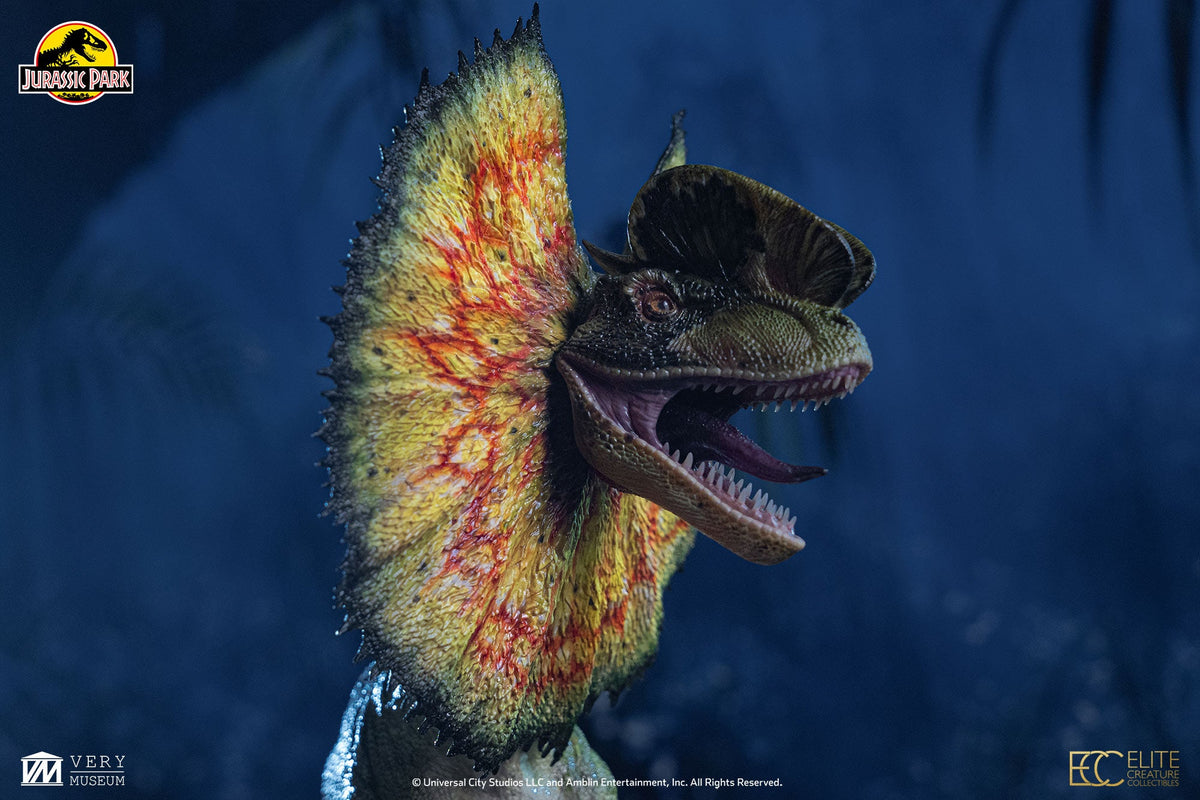 Jurassic Park (1993): Dilophosaurus 1/3 Scale Maquette