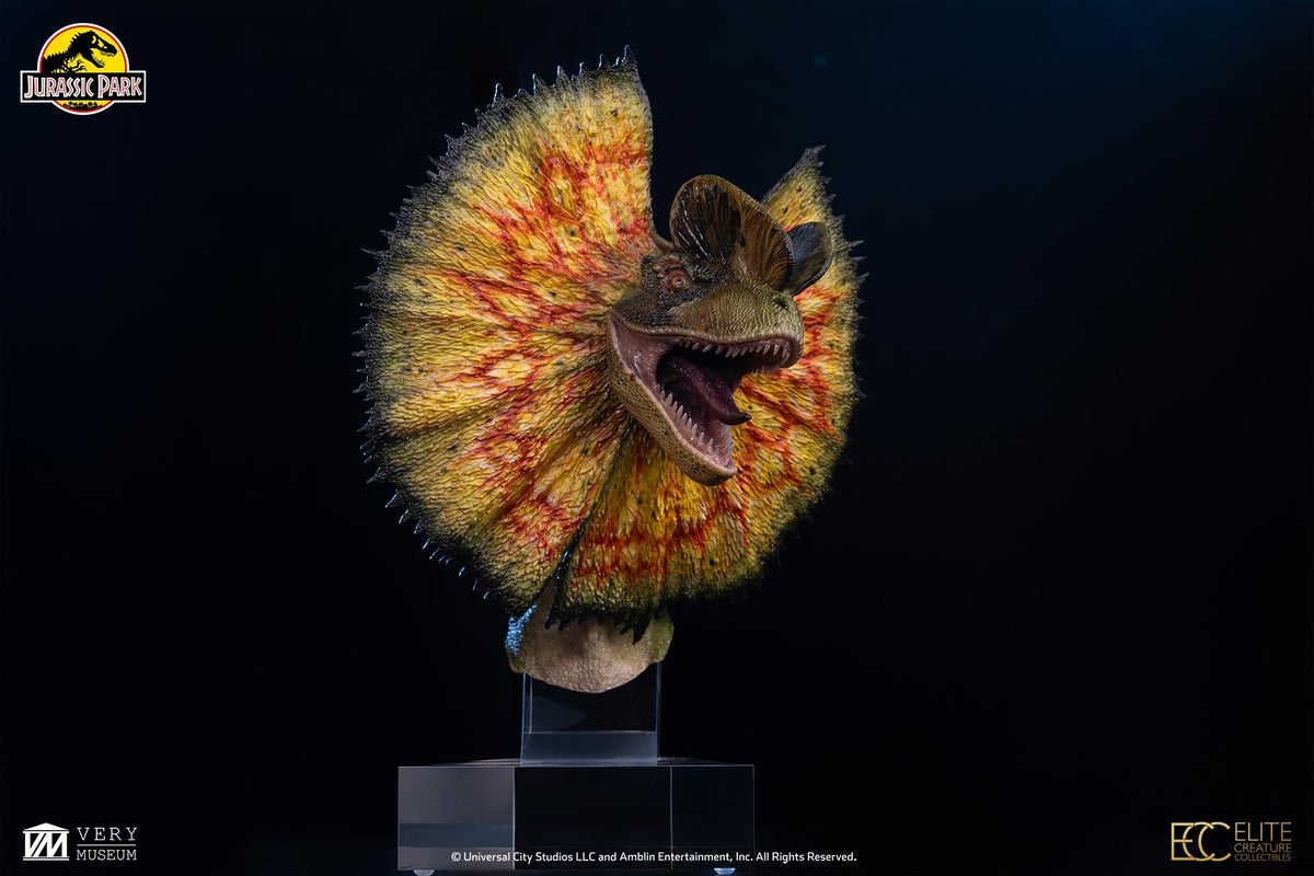 Jurassic Park (1993): Dilophosaurus 1/3 Scale Maquette