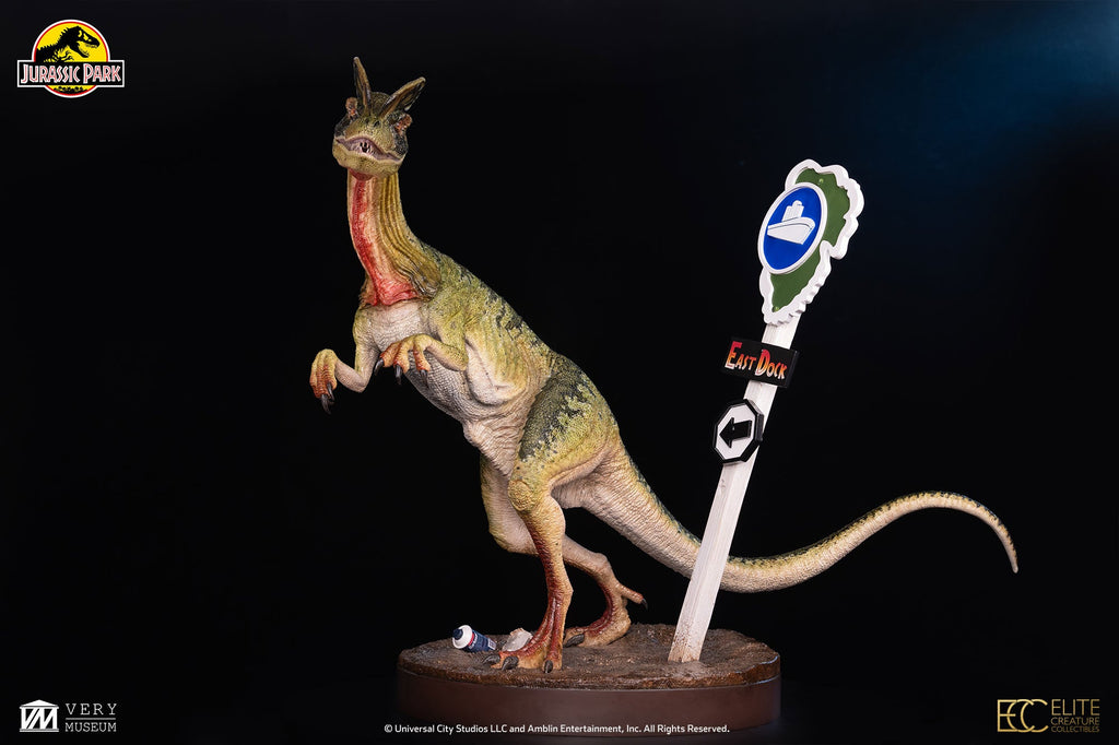 Jurassic Park (1993): Dilophosaurus 1/3 Scale Maquette