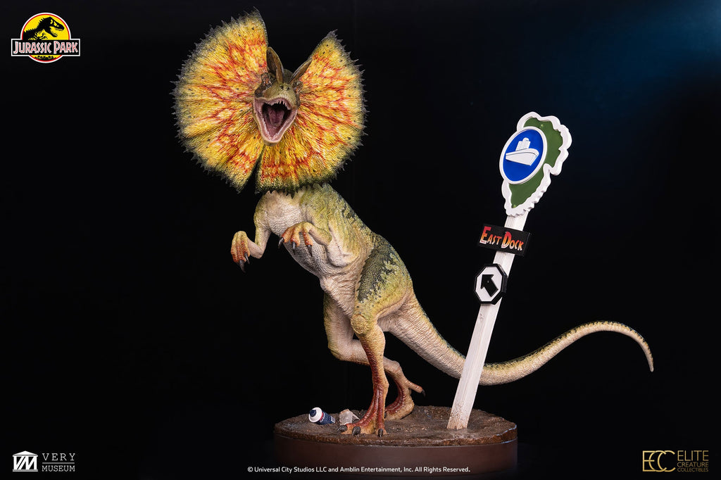 Jurassic Park (1993): Dilophosaurus 1/3 Scale Maquette