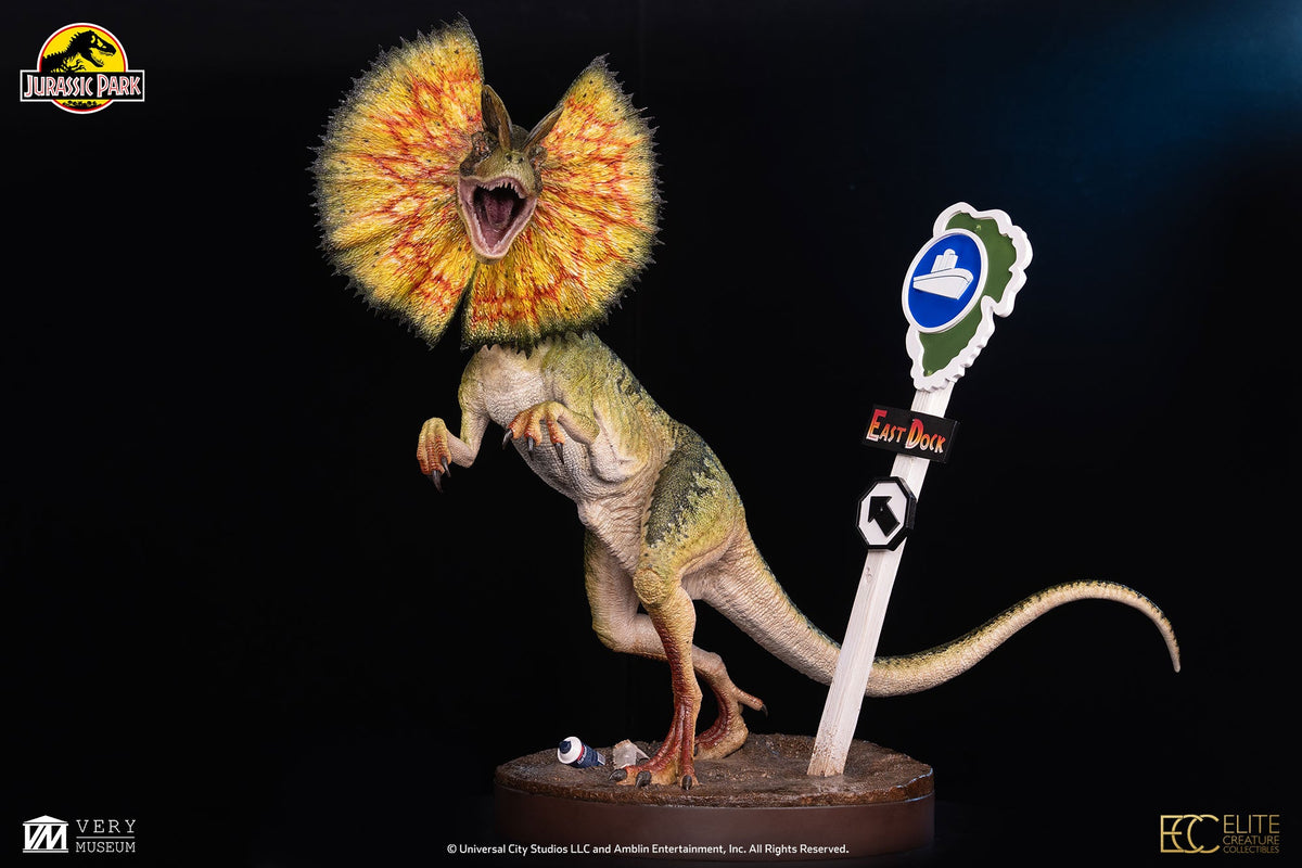 Jurassic Park (1993): Dilophosaurus 1/3 Scale Maquette