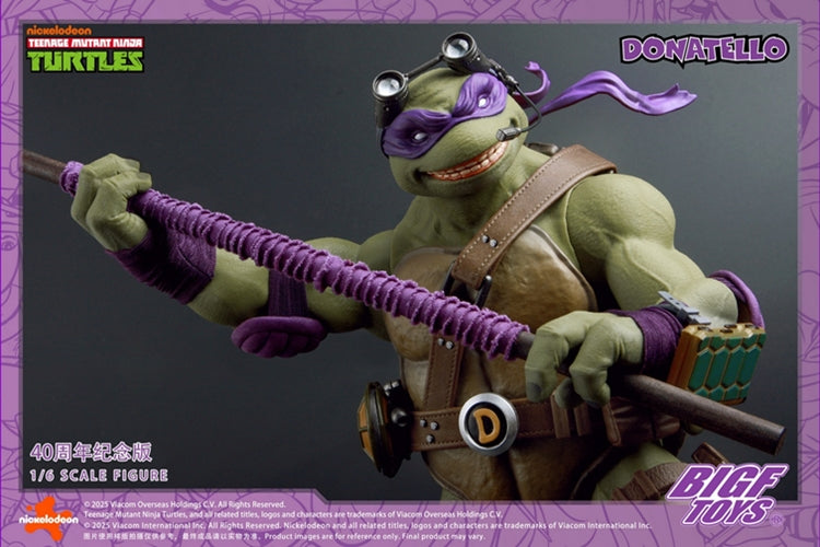 BIGFTOYS BIGF-003 1/6 TNMT Donatello 40th Anniversary Edition