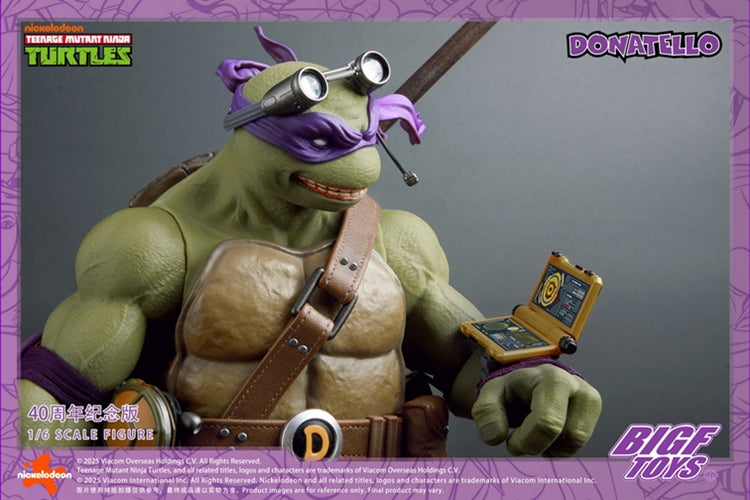 BIGFTOYS BIGF-003 1/6 TNMT Donatello 40th Anniversary Edition