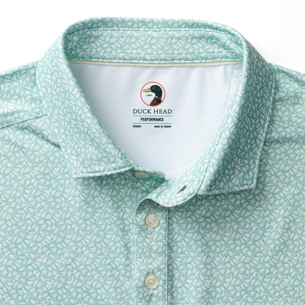 Duckhead Long Drive Stripe Performance Polo – Men's