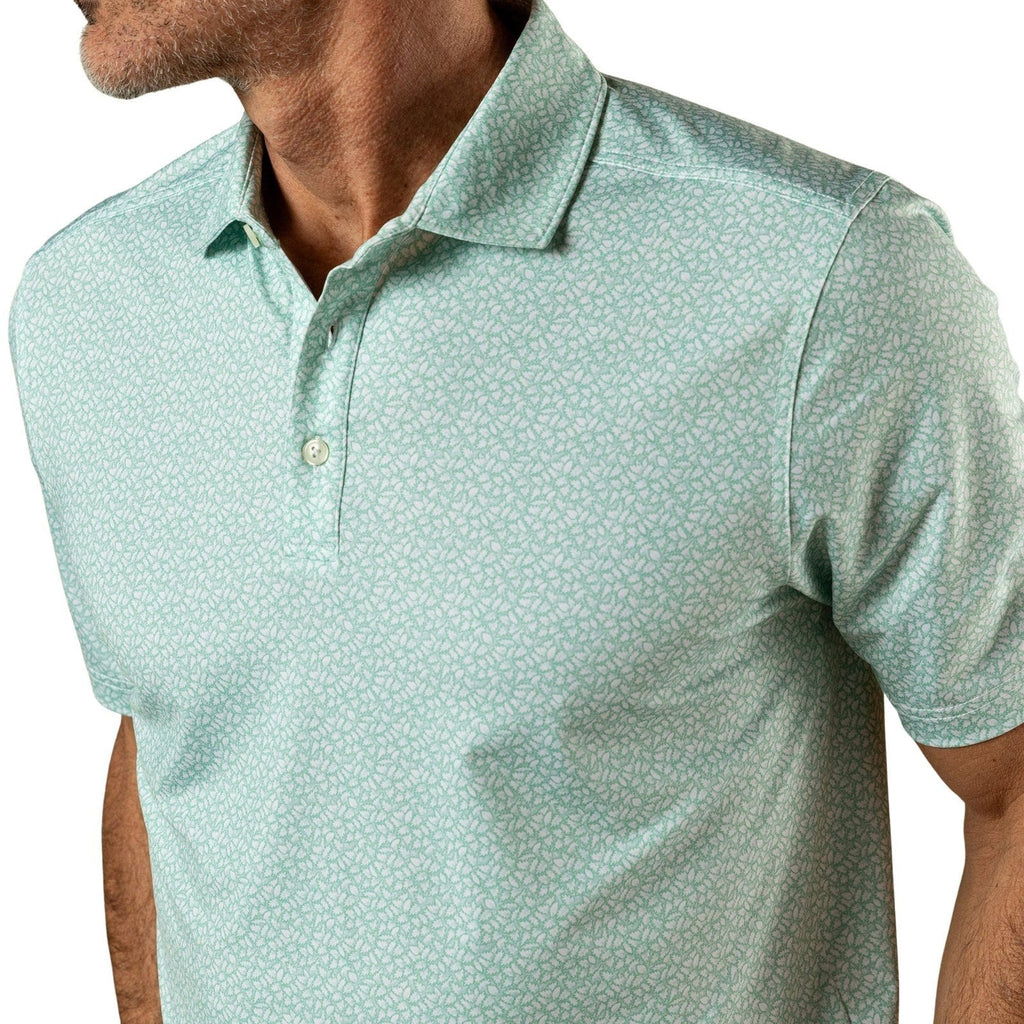 Duckhead Long Drive Stripe Performance Polo – Men's