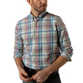 Duckhead Thorne Plaid Cotton Chambray Sport Shirt – Men's