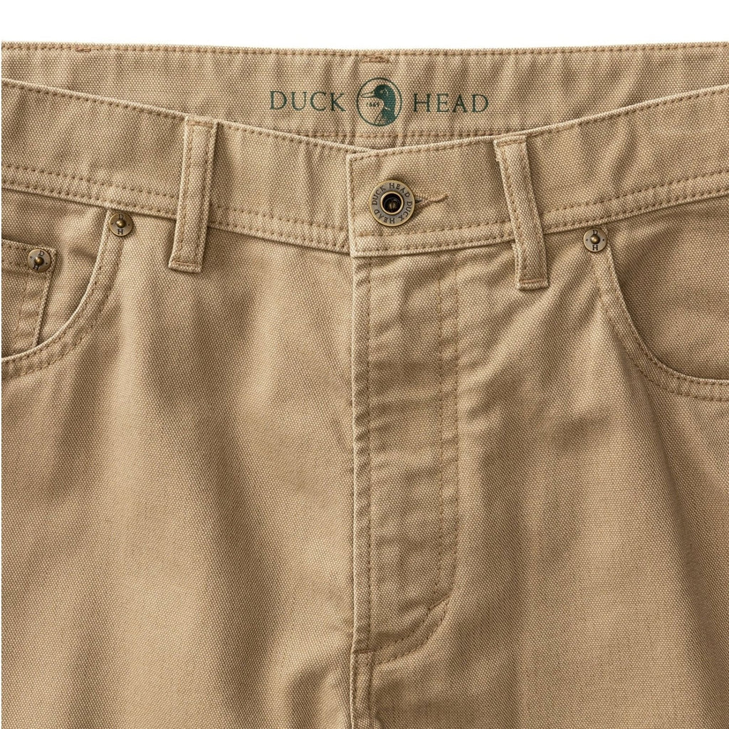 Duck Head Field Canvas Five Pocket Pant – Men's
