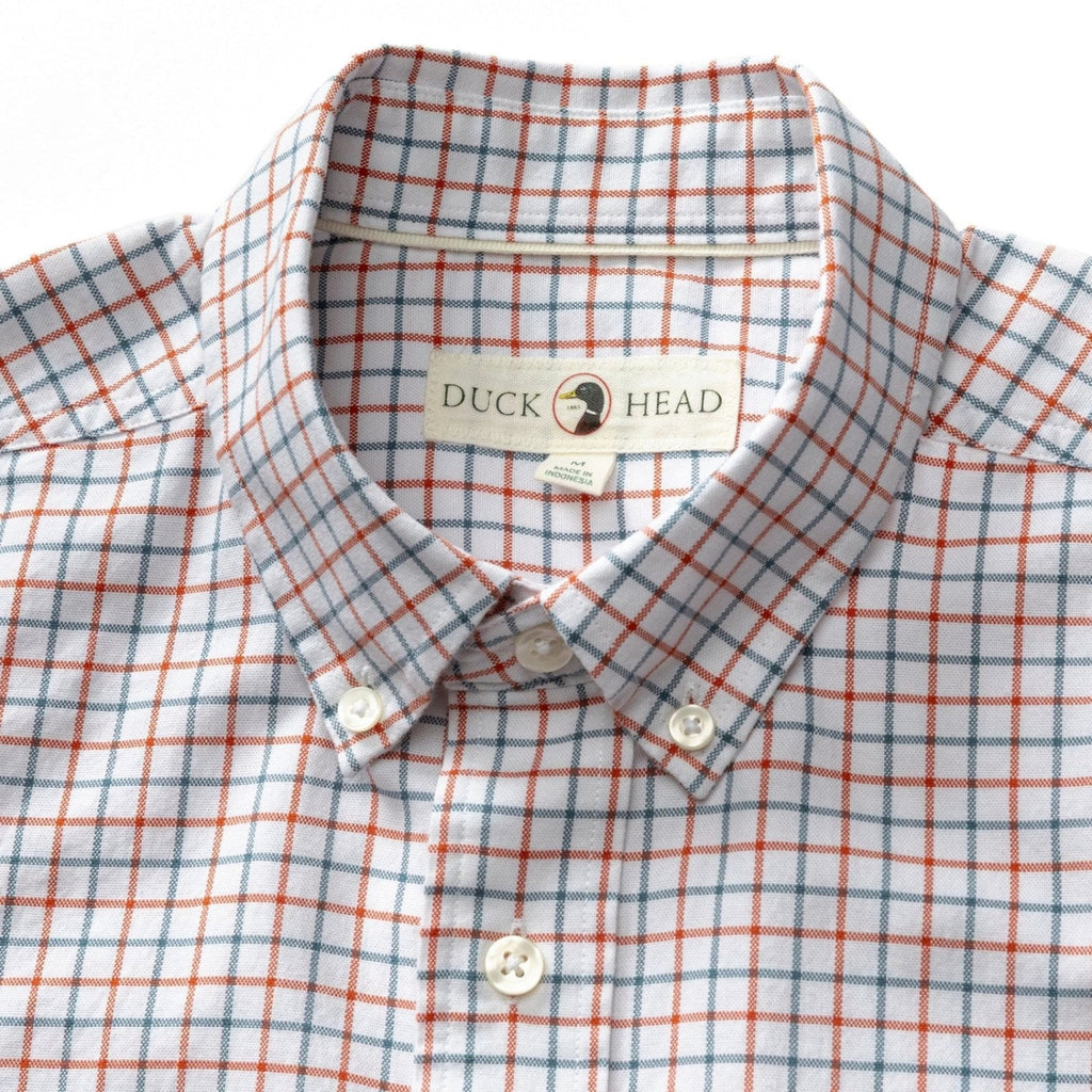 Duck Head Kline Plaid Cotton Oxford Sport Shirt – Men's