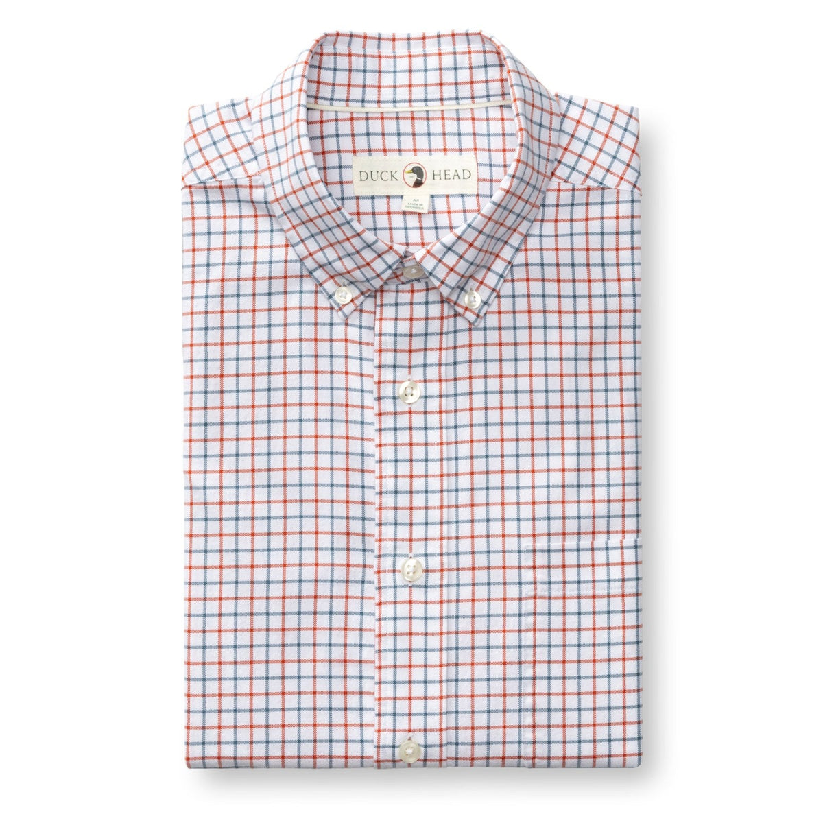 Duck Head Kline Plaid Cotton Oxford Sport Shirt – Men's