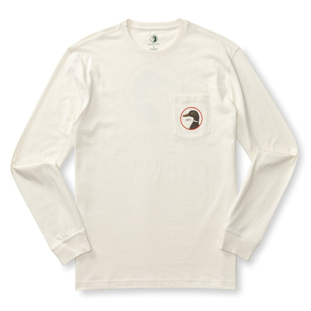 Duck Head Logo Long Sleeve Tee – Men's