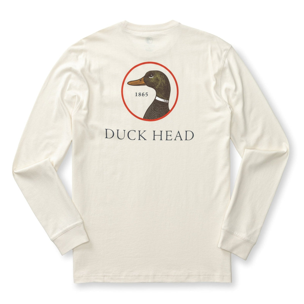 Duck Head Logo Long Sleeve Tee – Men's