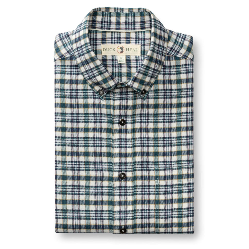 Duck Head Radcliffe Plaid Flannel Sport Shirt – Men's