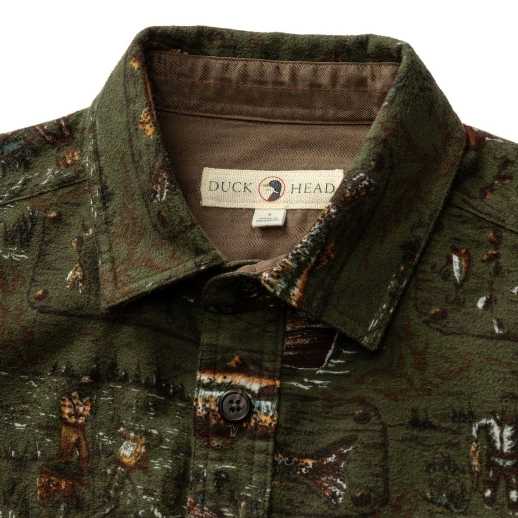 Duck Head Slater Moleskin Long Sleeve Overshirt – Men's