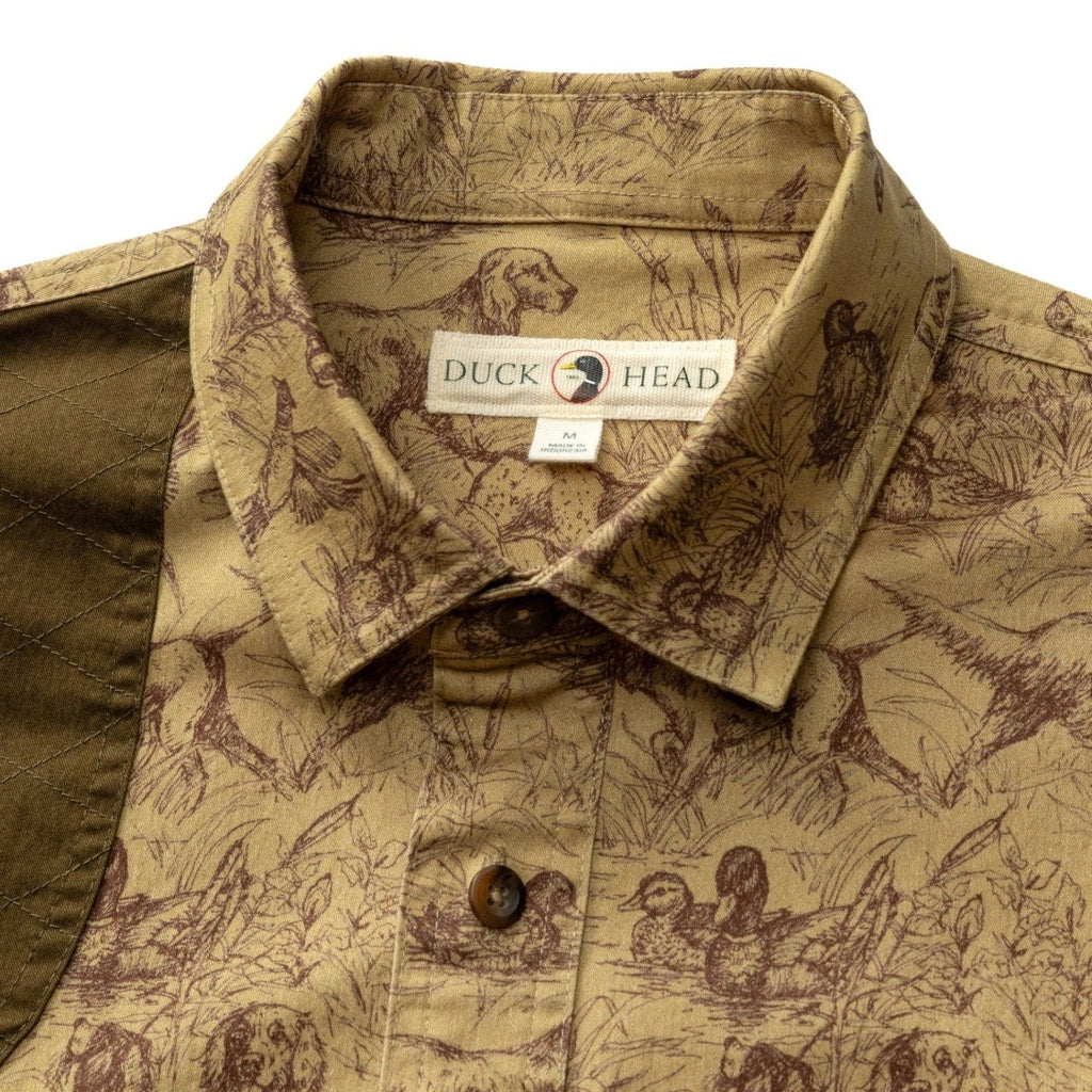 Duck Head Woodland Long Sleeve Shooting Shirt – Men's