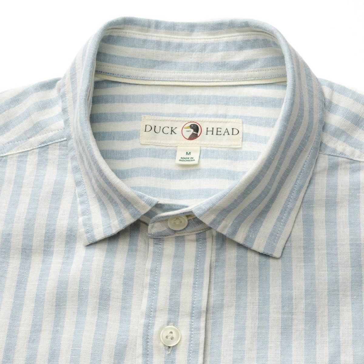 Duckhead Baxter Stripe Linen Oxford Sport Shirt – Men's
