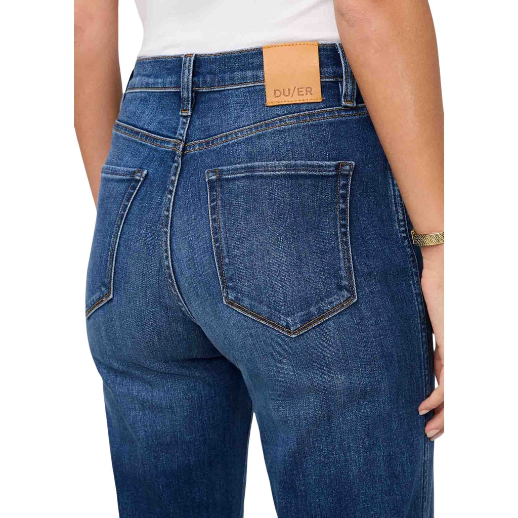 Duer Performance Denim+ High Rise Straight Jean – Women's