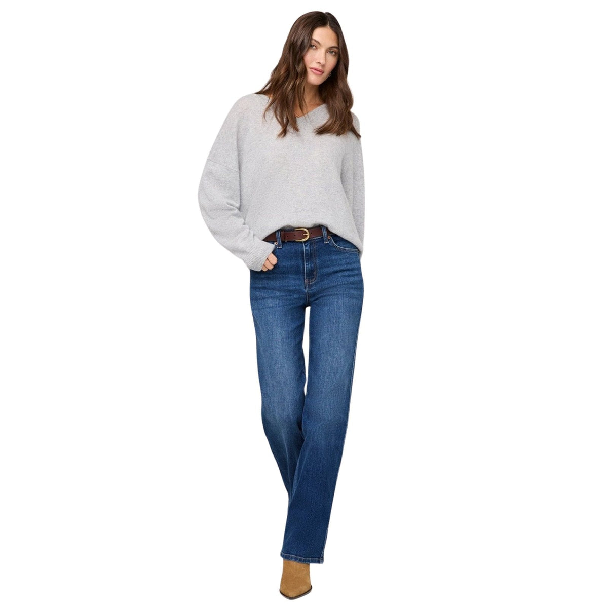 Duer Performance Denim+ High Rise Straight Jean – Women's